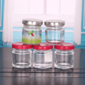 All size available small glass jam jar honey jar with metal cap